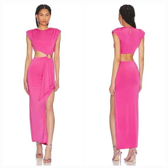 Lovers and Friends Encore Dress in Deep Pink Small - Picture 1 of 16